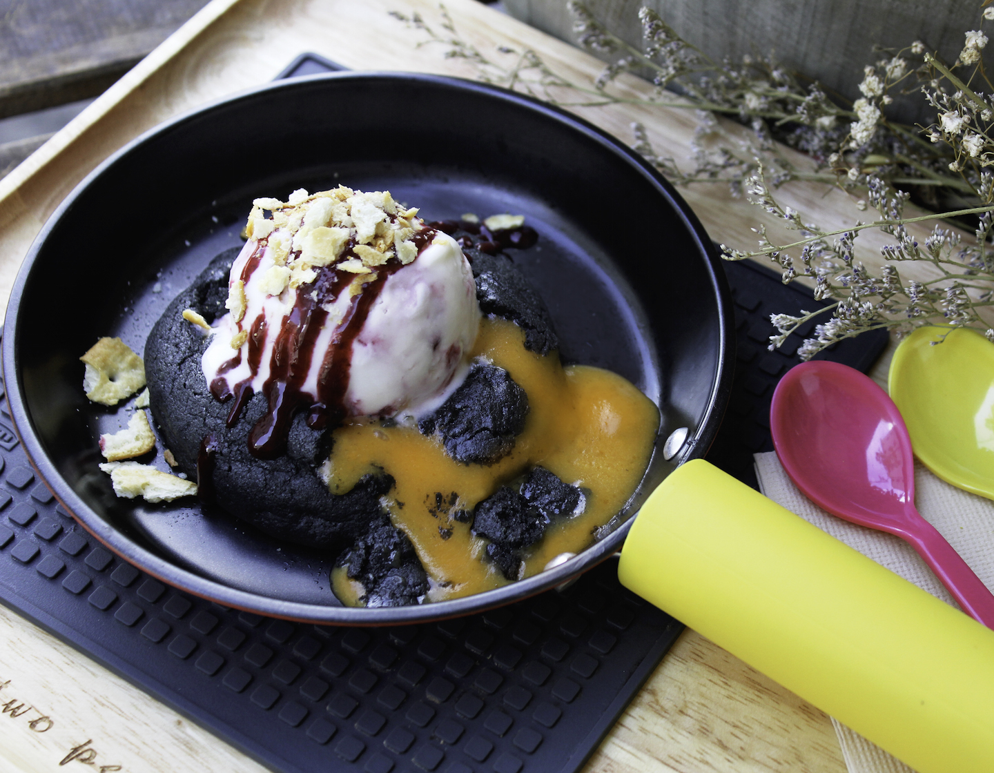 Cool Dessert Trends Lava Cookie Ice Cream at The Creamery