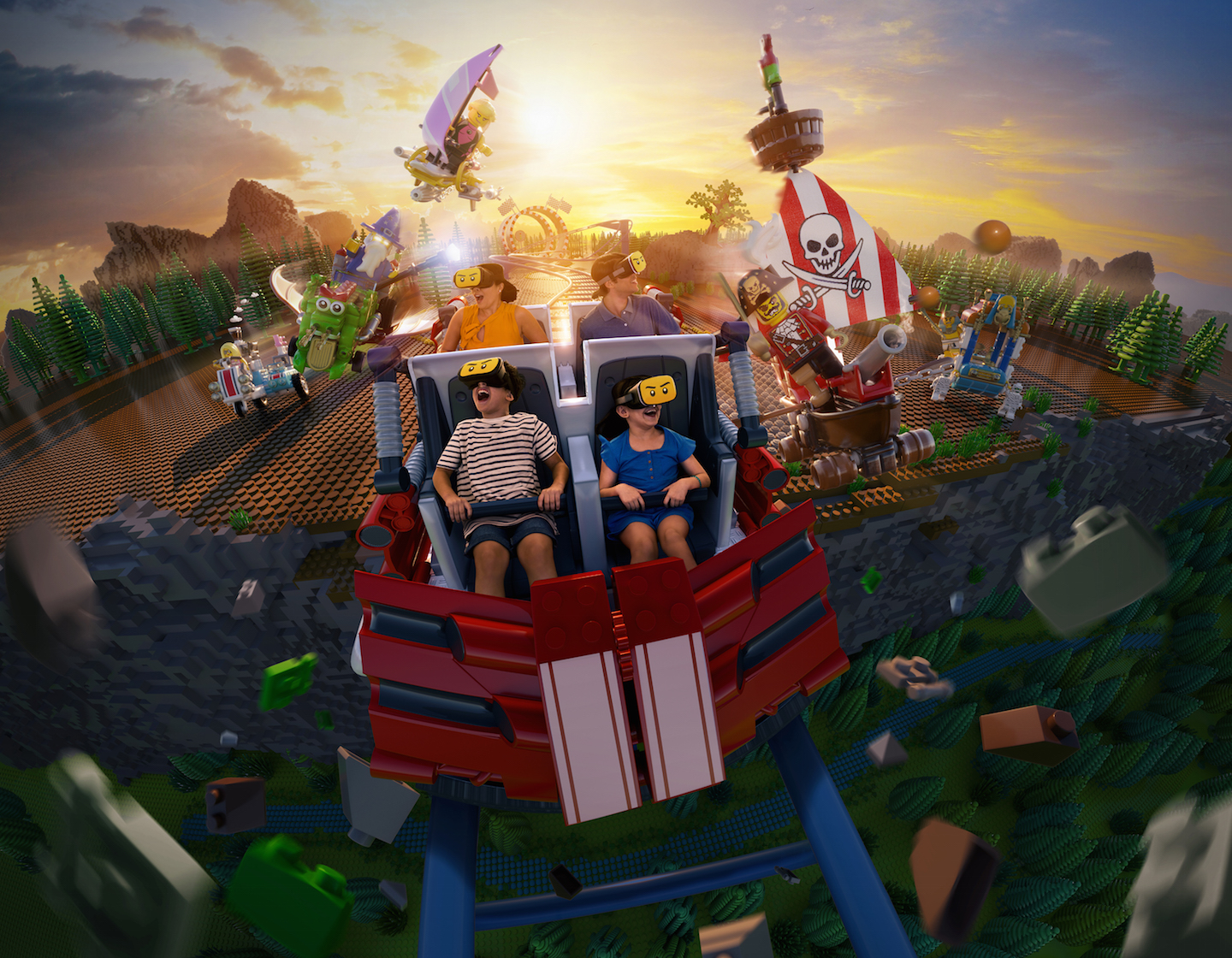 A New Ride at Legoland Malaysia Virtual Reality Roller Coaster