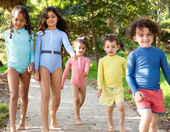 Thermal Swimwear for kids, Cold water swimwear