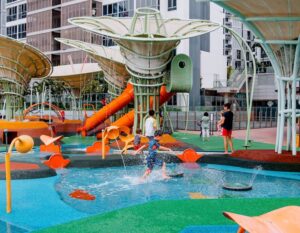 water playground waterway point happy park