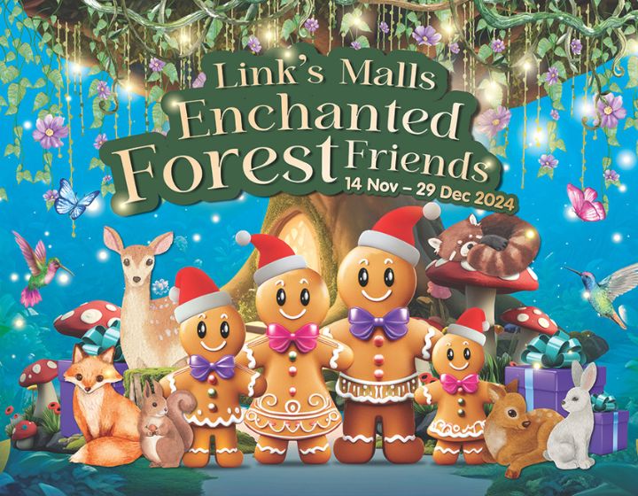 Christmas Events in Singapore - LINK Malls- Jurong Point, AMK Hub Gingerbread Man