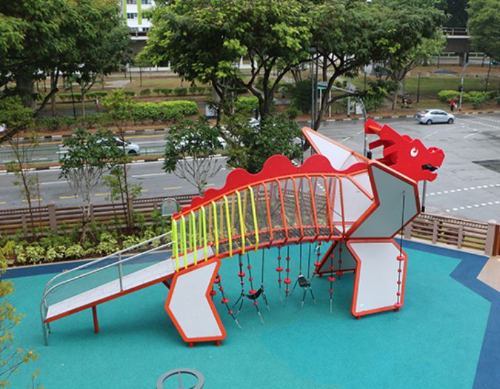 blk 852 Woodlands Playground - Dragon Playground in Woodlands Singapore