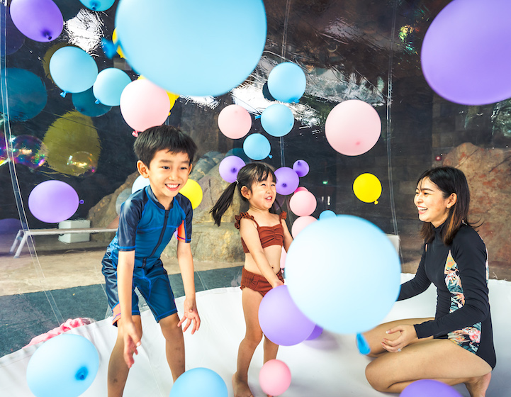 Bubble Fiesta at Adventure Cove Waterpark for a Bubble Blizzard, Kids' DJ Masterclass & Giant Inflatables!