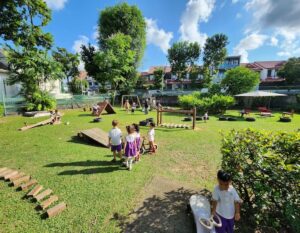 preschools with outdoor space house on the hill