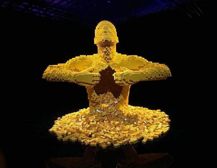 Art of the Brick Singapore - Yellow Man