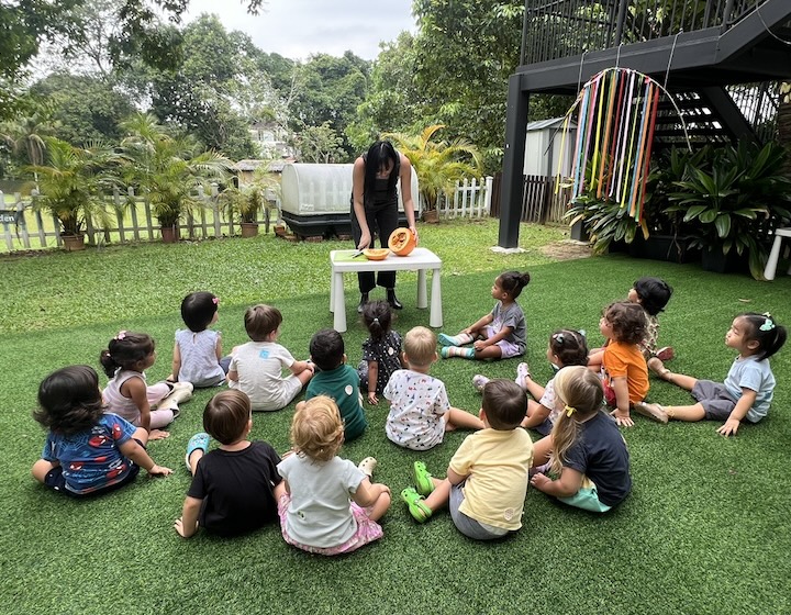 rain trees international kindergarten - outdoor space