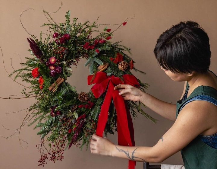 christmas tree singapore - charlotte puxley flowers