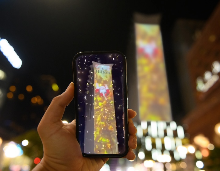 orchard road christmas light up