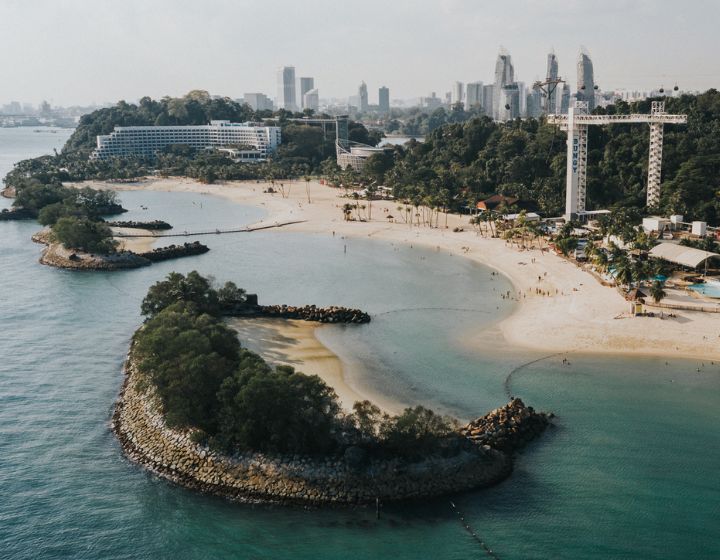 Singapore Beaches - Siloso Beach Sentosa