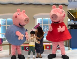 free mall shows singapore meet & greet - peppa pig