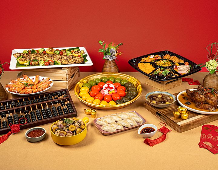 Chinese New Year reunion dinner takeaway catering - LAVISH Dine Catering