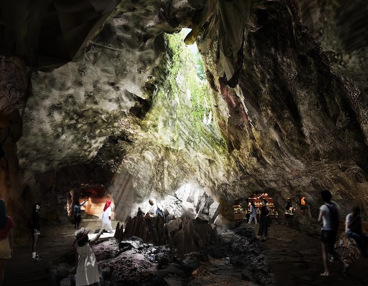 rainforest wild asia - the cave