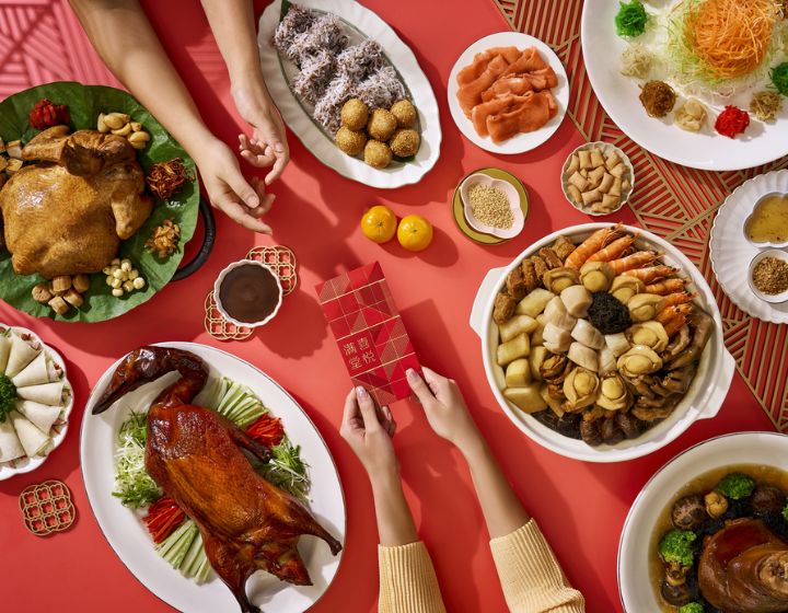 Chinese New Year reunion dinner takeaway - Grand Hyatt Singapore