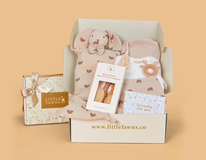 newborn baby gift singapore - little fawns - newborn baby gift set