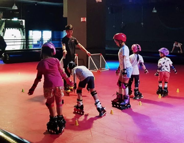 Indoor things to do in Singapore - kids activities - HiRoller skating rink