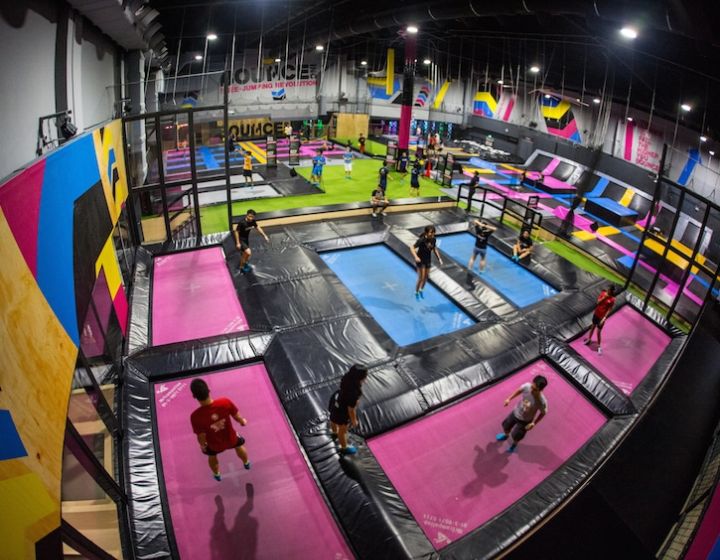 Things to do in Singapore - kids activities - trampoline park