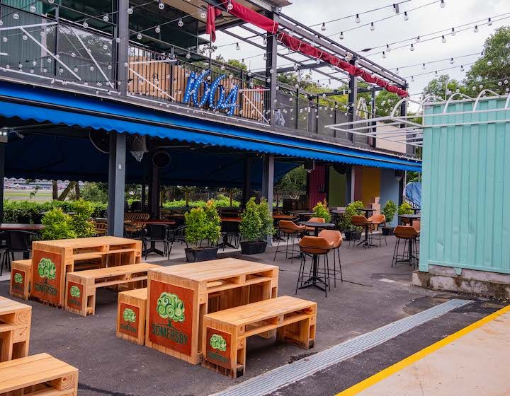 Things to do in Singapore - Kids' activity in Singapore - Cosford Container Park plane spotting