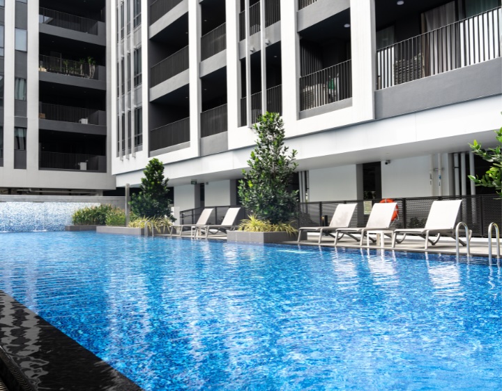 weave residences east coast - swimming pool