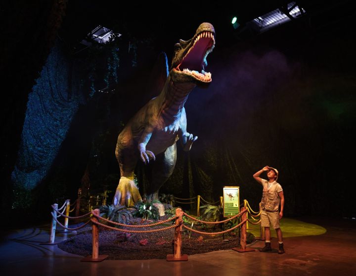 Dinosaur parks & dinosaur playgrounds in Singapore - where to see dinosaurs in Singapore - Dinos Alive exhibition